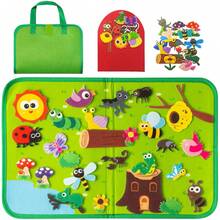 毛毡板故事套装，课堂活动，互动式毛毡板故事书 - 彩色 - 查看 10