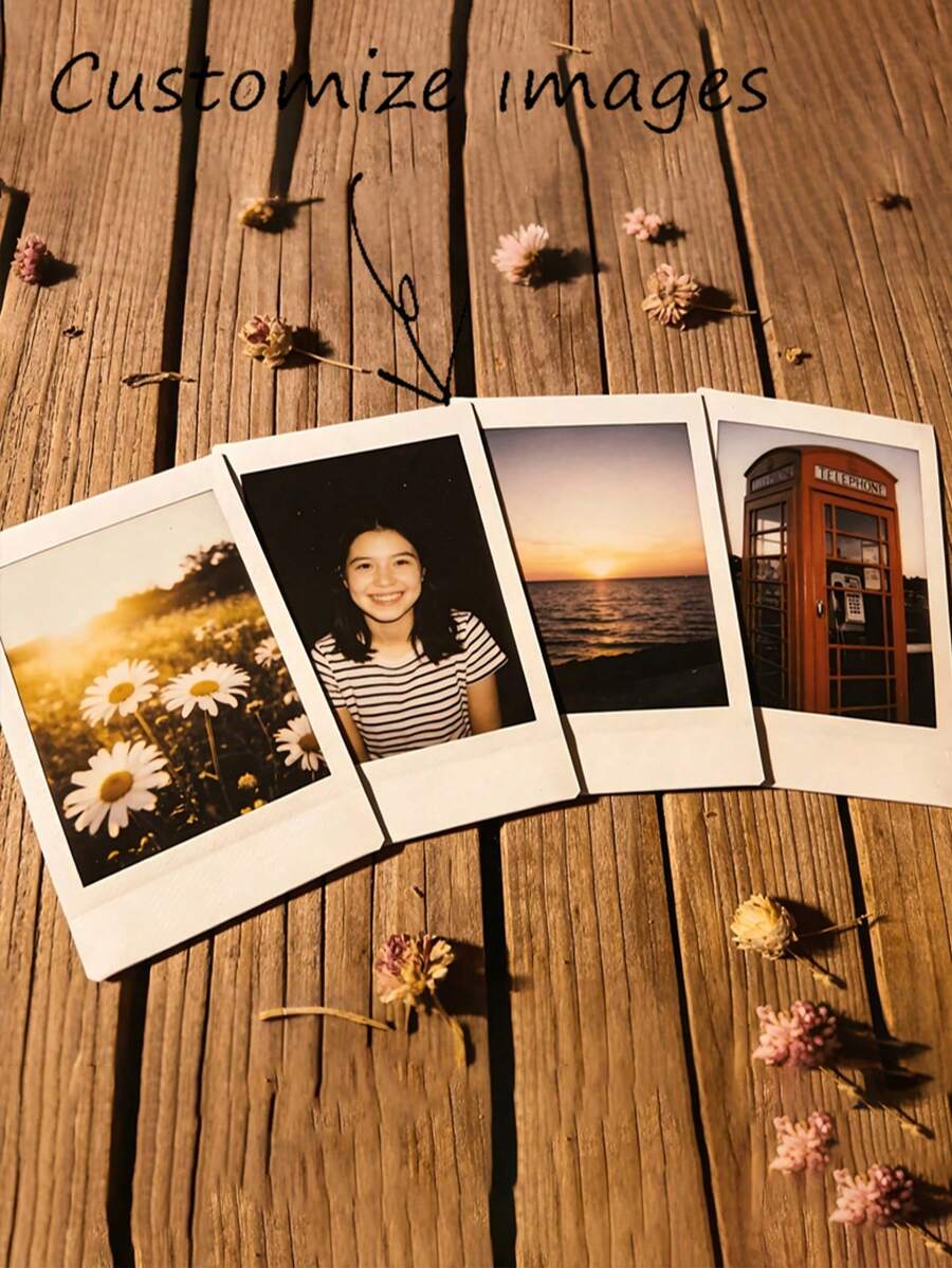 Custom Photo Printing For Cameras And Frames - High-Definition Instant Photos, Upload Your Own Photos To Make Albums, Modern/Retro Style, Suitable For Film - Multicolor - View 1
