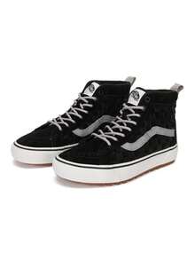 Vans男鞋女鞋SK8-Hi MTE-1山系加絨登山鞋休閒運動鞋VN0A5HZYBM8 - 黑色 - 查看 2