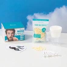 面部畅销脱毛套装，含脱毛蜡豆，小容量，可去除鼻毛和面部毛发 - 多色 - 查看 9