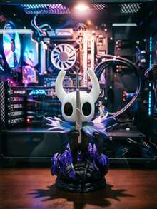 1pc Hollow Knight Little Knight Battle Scene Action Figure, Collectible Figurine, Gift, Birthday Gift, Perfect Gift, Collection Display - For Fans - Multicolor - View 5