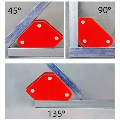 Bộ 4 kẹp hàn từ tính, dụng cụ định vị hàn, dụng cụ cố định góc hàn, nam châm hàn dùng cho hàn hồ quang.