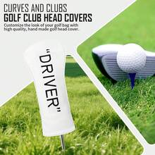 Simple Design Style Golf Club Head Cover, Suitable For Driver, Fairway Wood, Hybrid - Golf Club Head Cover Driver Head Cover - A Golf Club Head Cover That Is Worth Having, Providing The Best Protection For Your Club - Multicolor - View 3