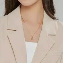 欧美风许愿骨吊坠项链，简约时尚优雅精致的颈链，适合女性在夏季、圣诞节、情人节、感恩节和日常聚会等场合佩戴，是送给女性的绝佳礼物。 - 項鍊 - 查看 3