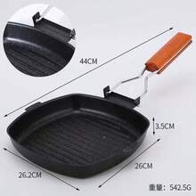 1个可折叠铸铁牛排煎锅，适用于烧烤、煎牛排、煎蛋，加大平面设计，加热均匀，可煎烤各种牛排，带保护涂层，不粘且易于清洁，是馈赠亲朋好友的绝佳礼物。 - 查看 16