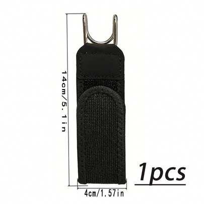 4 Packs, Tactical Metal Hook-Less Elastic Waistband With Adjustable Hook And Loop Strap, Unisex, Valentine's Day Gift (Black).