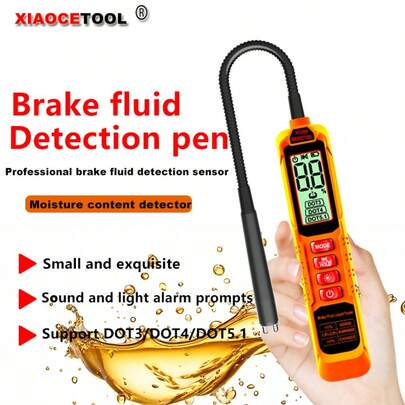 1 pieza Probador portátil del sistema de frenos, Detector de fallas multifunción, Herramienta de diagnóstico para reparación automotriz