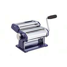 World of Flavours Stainl Steel Pasta Maker hine - Blue - Blau - Übersicht 8