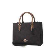 Coach Maggie Printed Lady's Single Shoulder Crossbody Handbag CY676IMXI8 - 胡桃木色拼色CY676IMXI8 - 查看 4