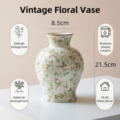 Sản phẩm mới về: Bình sứ men lam trắng kiểu Trung Quốc trang nhã, chậu trồng hoa trang trí cho phòng khách, hành lang, phòng ngủ.