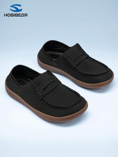 HOBIBEAR Mocasines planos para mujer, zapatos cómodos de un solo diseño para todo el día, adecuados para ir y venir del trabajo y caminar, con un diseño de una sola pieza a la moda