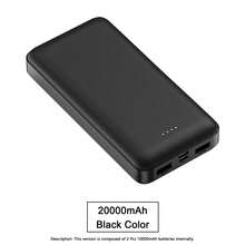 بنك طاقة عالي الأداء بسعة 10000mAh، مناسب لشحن الهواتف الذكية والأجهزة اللوحية وغيرها بسرعة، مع 2 منفذ إخراج USB، مثالي كهدايا للذكرى السنوية/عيد الميلاد/عيد الميلاد، مصدر طاقة تخزين محمول للطوارئ الخارجية - إعادة تلوين - مشاهدة 14