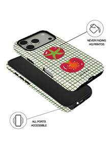 1 Ốp lưng điện thoại họa tiết kẻ caro xanh lá cây và cà chua cho iPhone 17 Pro Max, phù hợp với các dòng 16/15/14 Pro Max, ốp lưng điện thoại phong cách Hàn Quốc thời trang và độc đáo, tương thích với iPhone 11/12/13/14/15/16 Pro Max Plus, thiết kế thanh lịch phù hợp cho cả nam và nữ, món quà lý tưởng cho Giáng sinh, Ngày Valentine, Lễ Phục sinh, mùa cưới và sinh nhật dành cho bạn gái. - Nhiều màu - Xem 3