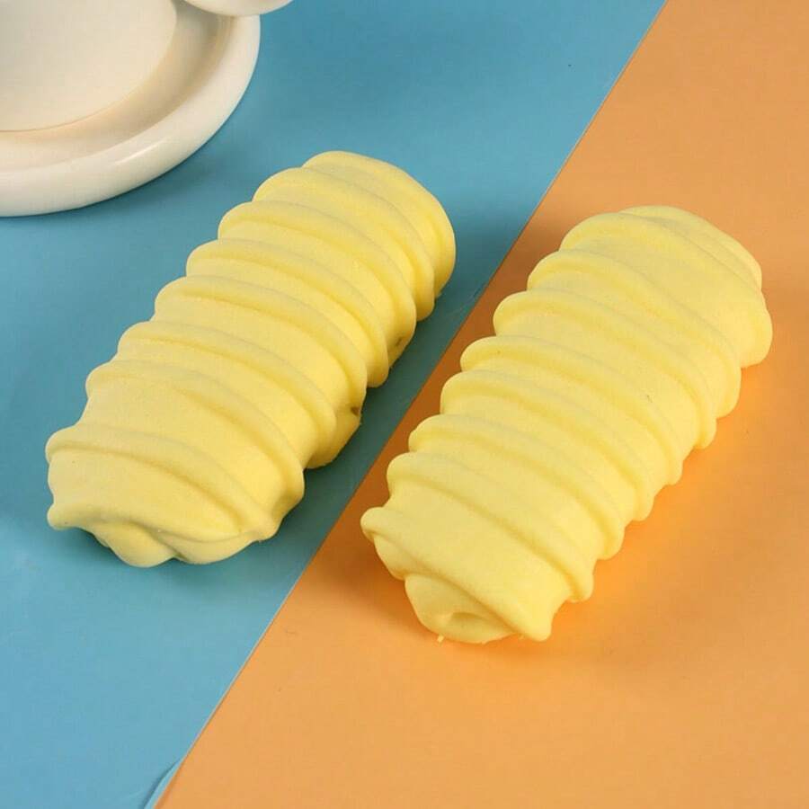 2026 New PU Slow Rebound Realistic Plush Caterpillar Bread Model, Soft & Sticky Bread Squeeze Toy, Stress Relief, Great For Boys, Girls, Family, Party, Birthday, Gifts
