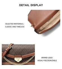 Michael Kors Soho Printed Lady Single Shoulder Crossbody Handbag 35S6G1SC5B BROWN - 棕色35S6G1SC5B BROWN - 查看 5