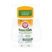 Arm & Hammer Essentials Unscented Natural Stick Deodorant Aluminum- Paraben Free & 24H Odor 2.5 Oz Pack Of 5 - nhiều mùi hương - Xem 9
