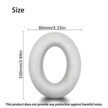 2 piezas Juego de cojines de alta calidad para auriculares - Apto para auriculares QC35 (2da generación); Almohadillas de espuma para los oídos, cubierta de la diadema y almohadillas de repuesto; Almohadillas de espuma de PU suave; Espuma de memoria de lujo; Almohadillas para los oídos ultra - Ver 2