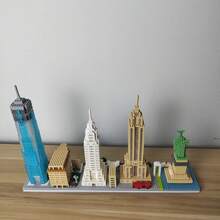 4244片欧洲建筑风格微型迷你积木，袋装3D拼装玩具，款式多样。包含大本钟、卢浮宫、粉红城堡等经典模型，是建筑爱好者的理想之选。锻炼空间思维和耐心，适合作为家居装饰、生日礼物和节日纪念品。 - 多色(袋裝) - 查看 8
