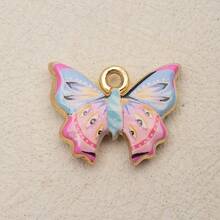 1 Bộ phụ kiện trang sức DIY phong cách Boho Art, gồm các chi tiết men hình trái tim/thập giá/mặt trăng/bướm/bàn tay Hamsa, kiểu dáng retro nữ tính, đa năng. - Nhiều kiểu dáng - Xem 5