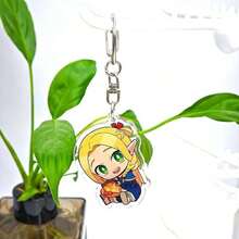 Cartoon Anime Lilo And Stitch Pendant Keychains Holder Car Key Chain Key Ring Mobile Phone Bag Hanging Delicious In Dungeon - 3 - View 3