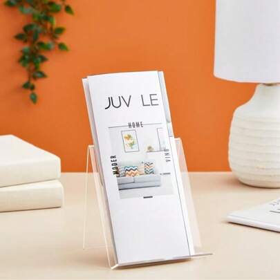 Bộ 10 giá đỡ sách bằng acrylic trong suốt, hoàn hảo để trưng bày sách, khung ảnh, sách dạy nấu ăn, khung tranh, thực đơn, đĩa nhạc và album. Thích hợp cho phòng ngủ, nhà bếp, văn phòng, triển lãm và cửa hàng.