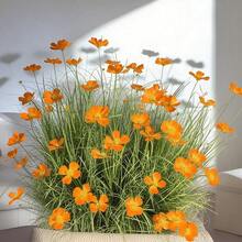 12 Bunches Artificial Onion Grass Foxtail Grass Flowers, Plastic Artificial Potted Plants - Suitable For Outdoor Garden, Indoor Decor, Window Frames | Ideal For Spring, Summer, Autumn, Winter | Anniversary, Easter, Mother's Day, Wedding | Gifts, Garden Decor | Naturally Realistic Flowers | Artificial Floral Art - Green - View 9