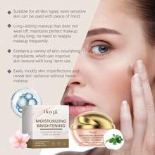 Hoygi 50g Moisturizing Concealer Tone-Up Cream - Deep Moisturizing Covering Up Skin Blemishes Fade Dark Spots Brightening Even Skin Tone Improve Dullness Glow With Luster - Apricot - View 11