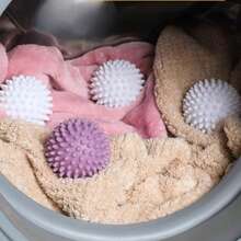 Reusable Dryer Balls, Suitable For Dryers, Fabric Softener, Wrinkle Reducer, Static Eliminator - Multicolor - View 6