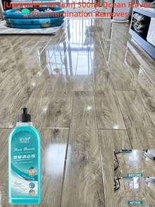 JUE FISH 1pc/2pcs 80ml 多功能地板清潔劑，多效地板除油清潔劑，家用清潔劑，強效除油、清潔、美白與護理，快速分解附著污垢，可去除污垢、油漬並拋光表面的多功能地板清潔劑，恢復地板原有的光澤，清潔並拋光木地板，打造純淨舒適的家居環境 - 彩色 - 查看 11