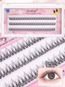 120 sợi mi giả đuôi cá tự làm, mi giả nguyên sợi, mi giả cong chữ C 9-12mm tự nhiên, dễ dàng sử dụng hàng ngày cho người mới bắt đầu. - Xem 9
