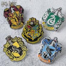 Monogram 1PC Hog Warts Series Enamel Pins Accessories Decorative Button Badges Clothes Bag Backpack Hats Band Men Women Cartoon Brooches Collectible Display Birthday Anime Peripheral Gifts - Multiple Styles - View 6