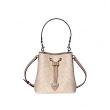 Coach Rowan Printed Women's Single Shoulder Crossbody Handbag CBH07SVPWH - 沙黃色/灰褐色CBH07SVPWH - 查看 1
