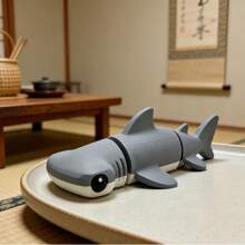 1 mô hình cá mập đầu búa 3D nhiều màu sắc, quà tặng thủ công sáng tạo, đồ chơi, đồ trang trí động vật có khớp nối cho ngoài trời, trong nhà, bàn làm việc văn phòng. - Cá mập đầu búa - Xem 3