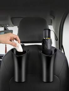 1pc/2pcs/4pcs Car Accessories Umbrella Storage Bucket Trash Can, Car Essential Umbrella Holder, Multi-Functional Umbrella Storage Organizer, Car Suspension & Home Umbrella Rack - A - View 1