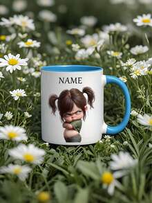 Cană de cafea personalizată, poate imprima fotografia/numele dvs., ceașcă personalizată, sticlă romantică, potrivită atât pentru bărbați, cât și pentru femei, cadou ideal pentru familie și prieteni, potrivită și pentru Halloween, Crăciun, aniversare, uz corporativ, personal și la birou, cadou perfect pentru sezonul de toamnă și iarnă - Multicolor - Vizualizare 6