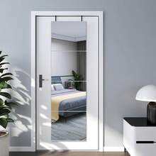 4pcs Set Large Frameless Full Length Mirror, Thickened Material Suitable For Home Gym, Closet And Room - Easy To Install (Non-Glass), Father's Day Gift For Him, Teacher Gift, Home & Kitchen, Room Supplies, Room Decor, Decorative Aesthetic, Bedroom Decor, Wall Decor - 4pcs - View 2