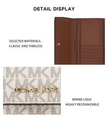 Michael Kors Jet Set Travel Printed Lady's Long Wallet 35F8GTVF3B VANILLA - 香草色35F8GTVF3B VANILLA - 查看 7