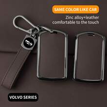 Bao đựng chìa khóa xe Volvo XC60 S90 S60 XC90 XC40 V40 S60L, vỏ bảo vệ cao cấp đa năng, phụ kiện xe hơi thiết kế thời trang. - Nhiều màu - Xem 3