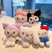三丽鸥毛绒玩具1件装：Hello Kitty、Kuromi、My Melody 或 Cinnamoroll - 可爱包包挂饰及节日礼物 - 彩色 - 查看 6