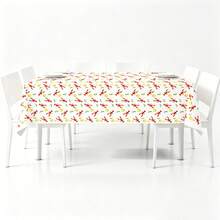 1/3 PCS Party Welcome Gift: Shrimp Platter Cover - Disposable Tablecloth - Summer Shrimp Cooking Party Supplies - White And Red Shrimp Tablecloth - Decorative Items For Shrimp Seafood Cooking Parties - View 4