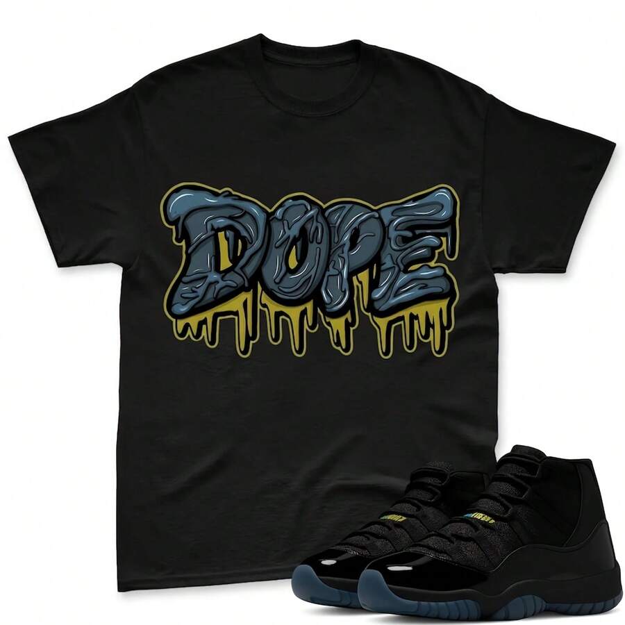 T-shirt DOPE! pour assortir les sneakers 11 Gamma, T-shirt assorti aux sneakers 11 Gamma, T-shirt assorti, T-shirt assorti aux sneakers 11 Gamma - forme - Voir 1