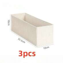 Hộp đựng đồ lót gấp gọn 1/3/4 chiếc, hộp sắp xếp tủ quần áo cho quần lót và tất, giỏ đựng đồ tiết kiệm không gian dạng ngăn kéo, phụ kiện lưu trữ di động cho nhà, phòng ngủ và căn hộ, tùy chọn 1 chiếc/4 chiếc, quà tặng Ngày của Mẹ, vật dụng cần thiết cho mùa tựu trường. - Nhiều màu - Xem 11