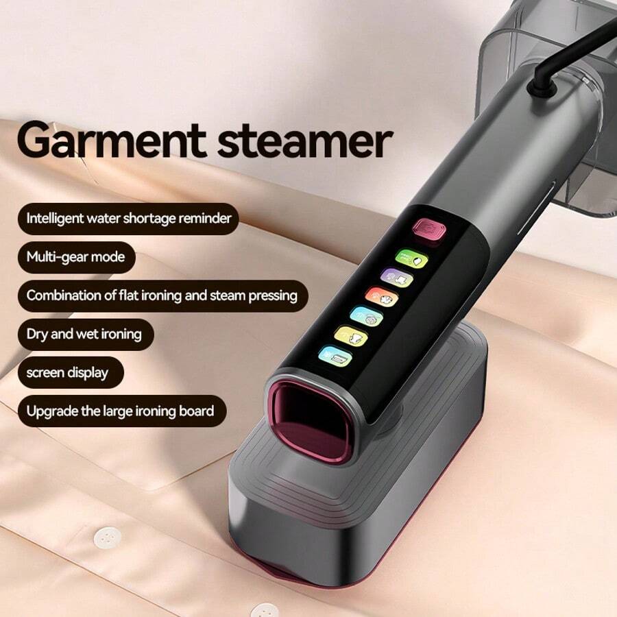 OBOVAY 1100W Handheld Garment Steamer, 2-In-1 Wet & Dry Ironing, Strong Steam For Wrinkle Removal, Large Water Tank, Portable Home & Travel Clothes Steam Iron - Multicolor - View 1