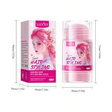 SADOER Sakura 造型髮棒，亮澤造型產品，長效定型，完美控制天然毛躁並打造蓬鬆整齊髮型，柔軟易清洗，滋養髮質，便攜設計，適合旅行、海灘與日常使用 - 櫻花 - 查看 8
