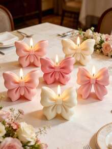 1PC Knot-Shaped Aromatherapy Candle, 3D Soy Wax Candles, Home Decoration, Gift For Women And Friends, Suitable For Valentine's Day, Weddings, Festivals, Romantic Gifts - Multicolor - View 4