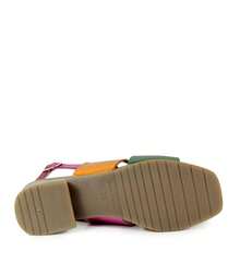 Women Heeled Sandals - Hot Pink - View 4