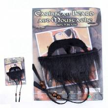 4 件套夏季海盗船长服装配饰，适用于成人海盗假发、海盗头箍、海盗胡须、海盗骷髅眼罩和海盗服装（成人男士适用，适合海滩派对、嘉年华、舞会和角色扮演派对） - 彩色 - 查看 2