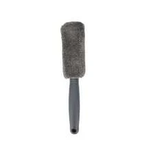 1 chổi cọ bánh xe ô tô cán dài, làm từ lông microfiber siêu mềm, nhẹ nhàng với bề mặt sơn mà không gây trầy xước, hiệu quả trong việc làm sạch bánh xe và lốp, dễ vệ sinh, phù hợp cho chủ xe, những người đam mê rửa xe kỹ lưỡng và người rửa xe tại nhà, lý tưởng cho việc rửa xe mùa xuân, các chuyến đi và bảo dưỡng xe hàng ngày - Chổi cọ chi tiết xe màu xám - Phiên bản xử lý - Xem 2