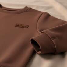 Baby Boy's 6-Piece Minimalist Fleece Set (3 Shirts And 3 Pants) Long Sleeve Winter Clothes Plain - 極簡主義者 - 查看 10