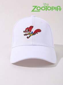 Disney "Zootopia" Nick And Judy Adjustable Baseball Cap, Rabbit And Fox Print, Adult Y2K Outdoor Sun Protection Accessory, Sports & Daily Wear Golf Hat,Summer,Beach,Holiday,Travel - Multicolor - View 15